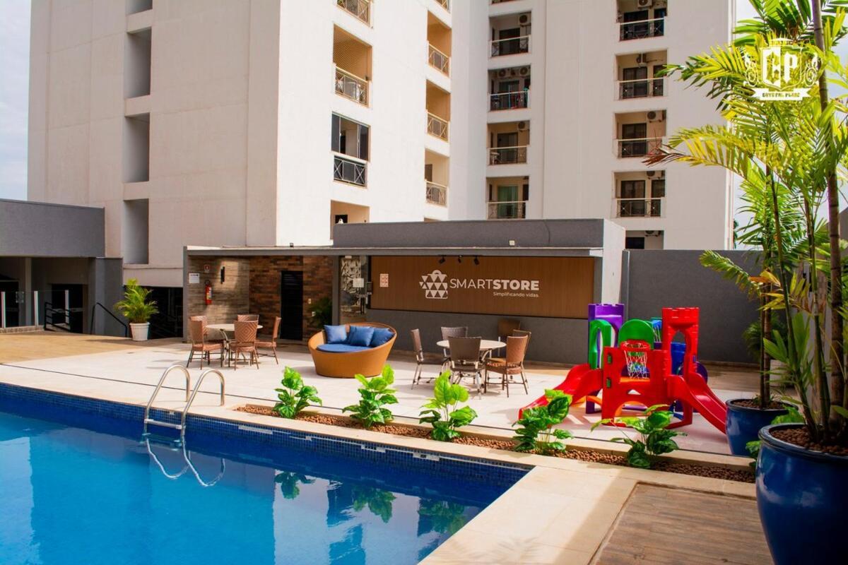 Elegancia & Conforto Flat Mobiliado Goiânia Esterno foto