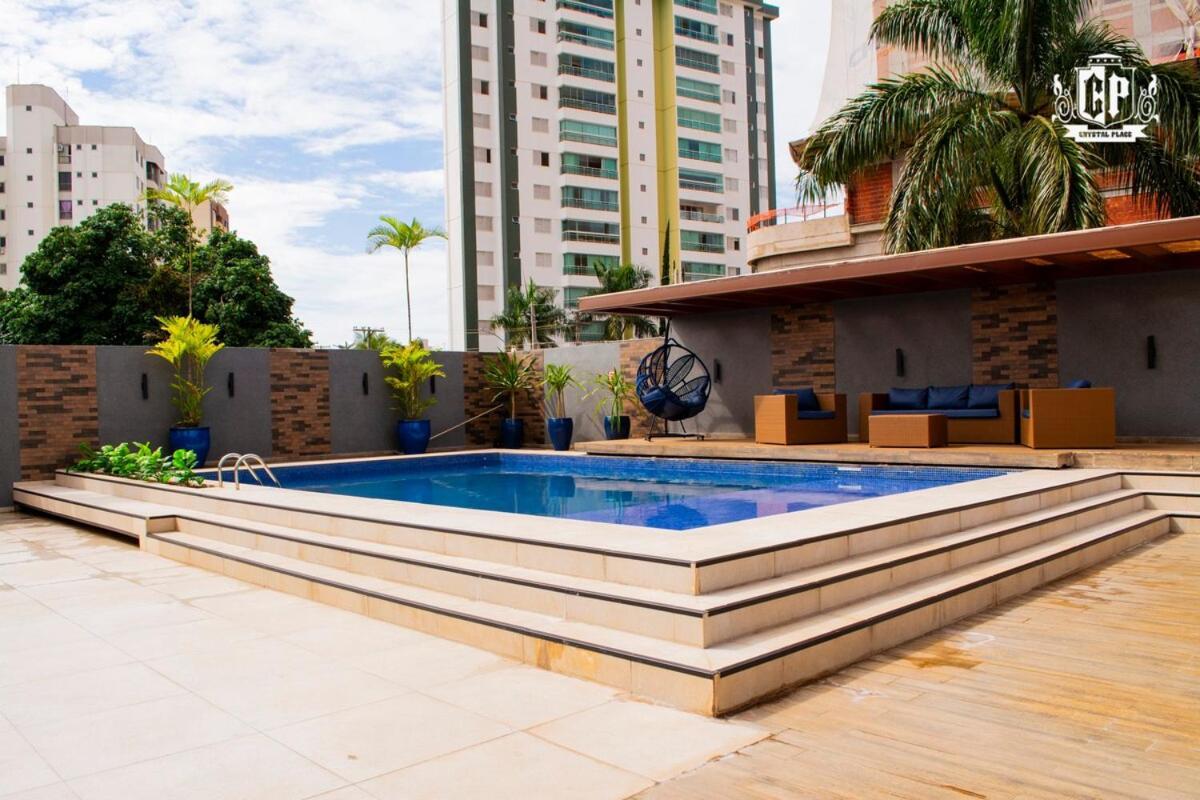 Elegancia & Conforto Flat Mobiliado Goiânia Esterno foto