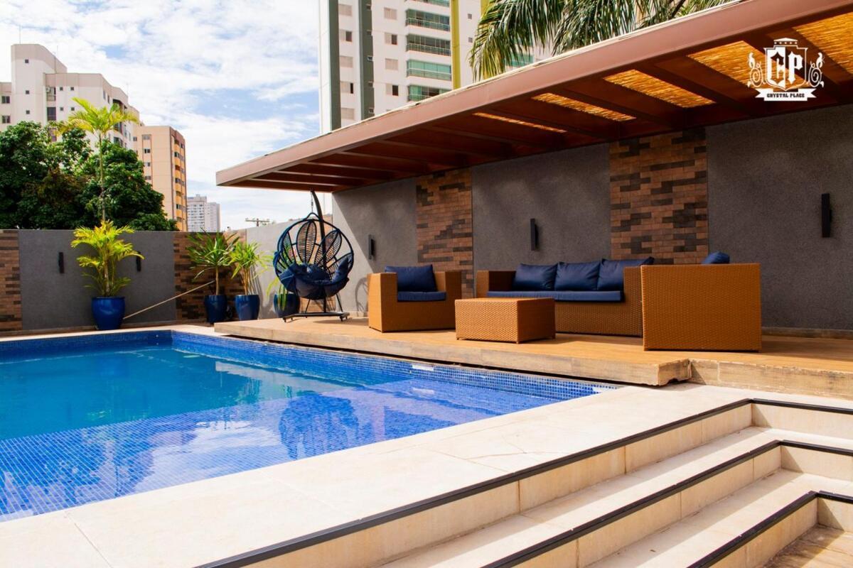 Elegancia & Conforto Flat Mobiliado Goiânia Esterno foto